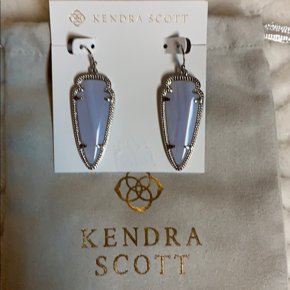 Kendra Scott Blue Lace earrings